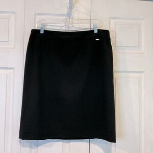 🌹🌹🌹 TAHARI Black Lined Skirt - 14